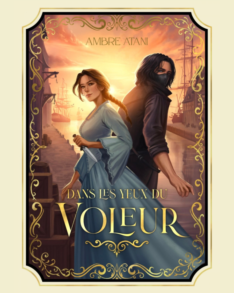 Couverture de Dans les yeux du voleur par Ambre Atani