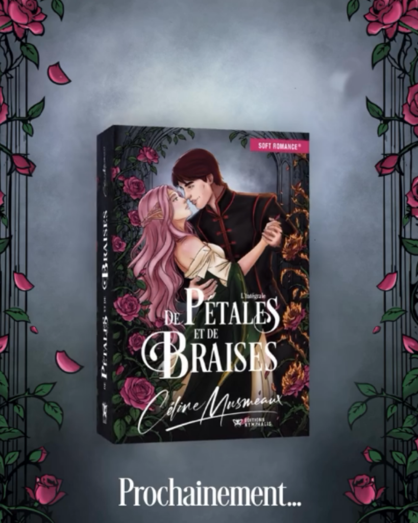 Couverture de De pétales et de braises par Céline Musmeaux