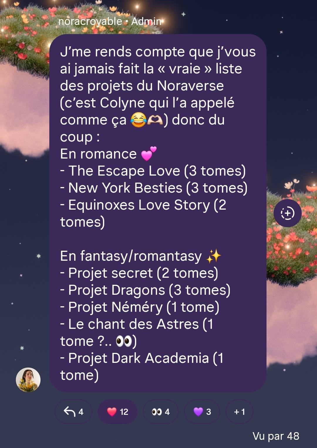 Indice du projet Projet Dragons