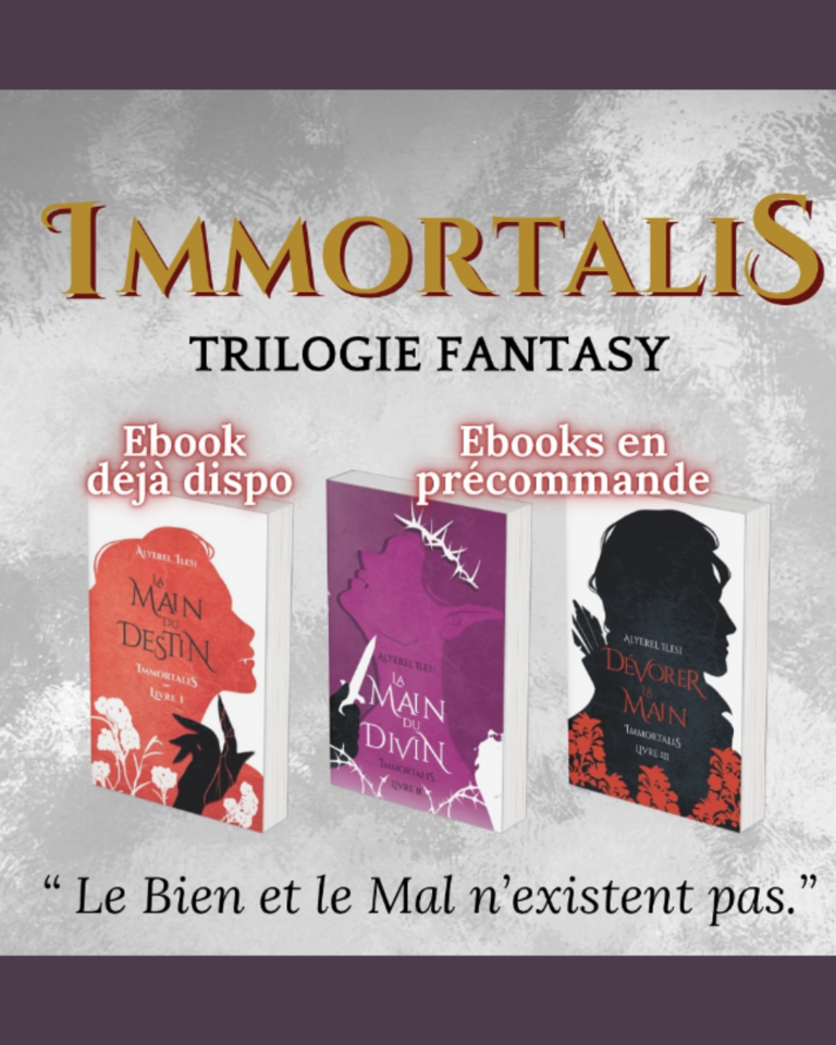 Couverture de Immortalis – Trilogie de Fantasy